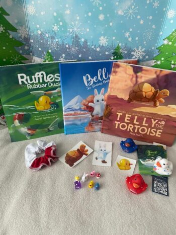 3 Book Set With Accessories